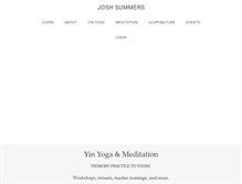 Tablet Screenshot of joshsummers.net